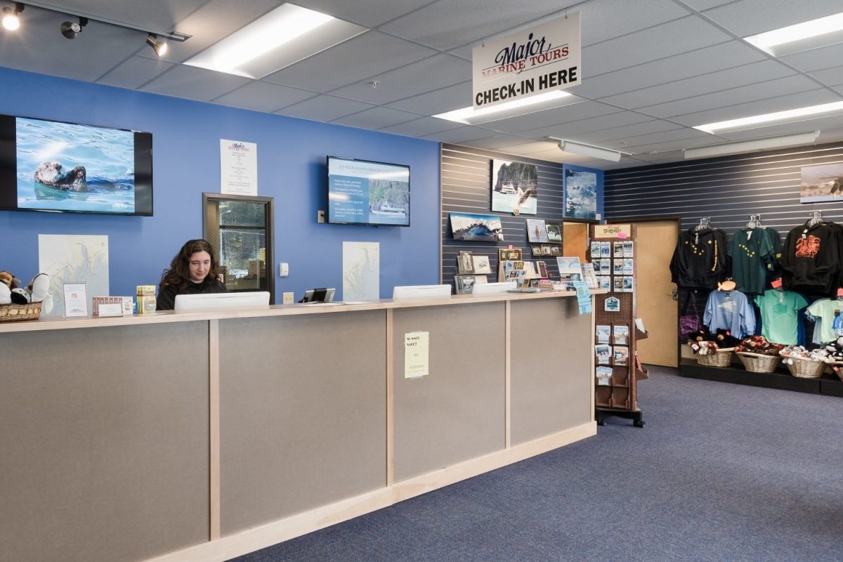 Major Marine Tours Office in Harbor 360 Hotel
